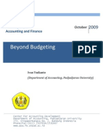 Beyond Budgeting