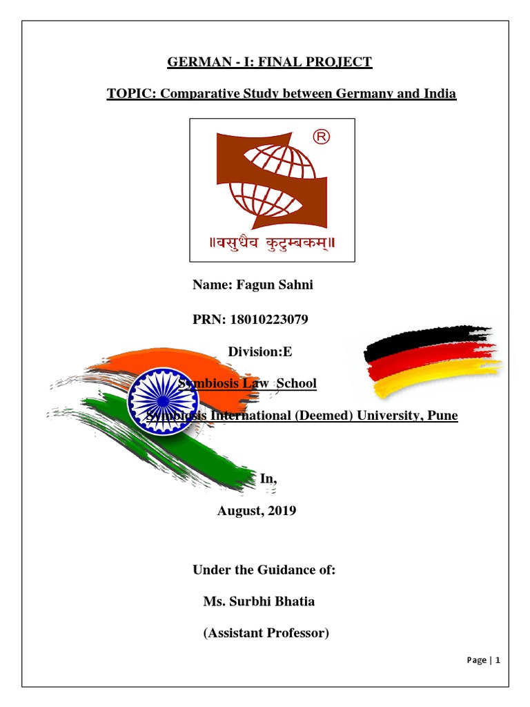 German Project 1.0 | PDF | Languages Of India | Indian Cuisine