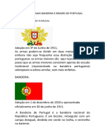 Símbolos nacionais de Portugal: bandeira e brasão