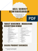Hasil Survey Kewirausahaan NEW