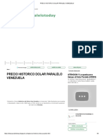 Precio Historico Dolar Paralelo Venezuela