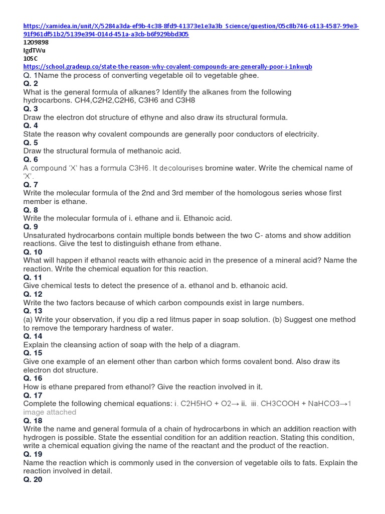 Vegetable Oil to Ghee Conversion Process | PDF | Alkene | Chemical ...