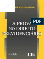 A PROVA NO DIREITO PREVIDENCIÁRIO - Wladimir Novaes Martinez.pdf