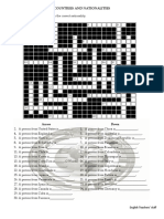 Countries Nationalities Act #2 Puzzle