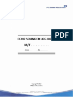 Echo Sounder Log Book