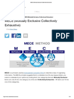 MECE Principle Explained for Problem Solving