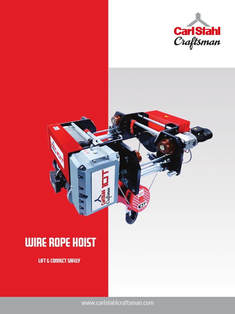 Electric Wire Rope Hoist Guide | PDF | Machines | Rope