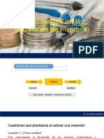 Fundamentos en Las Decisiones de Inversión