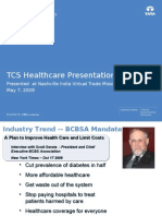 TCS Healthcare Presentation: Presented at Nashville India Virtual Trade Mission May 7, 2009