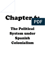 The Political System Under Spanish Colonialism