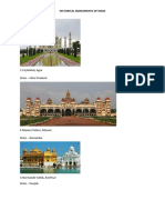 HISTORICAL MONUMENTS OF INDIA