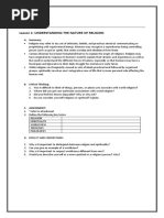 Module Lesson 1 and 2