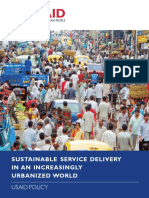 USAID - Sustainable Service Delivery in An Increasingly Urbanized World PDF