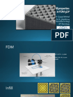 Study of Infill Properties in FDM 3DP