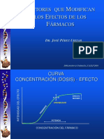 Diplomado en Farmacia 003 - Factores Que Modifican La Respuesta Farmacologica PDF