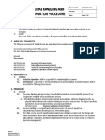 Material Handling and Preservation Procedure PDF