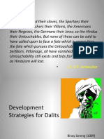 Development Strategies For Dalits