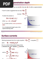London Penetration Critical Currents