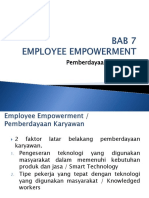 Bab 7 Employee Empowerment SPM