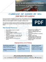 Carriage of Goods by Sea - The Bill of Lading PDF