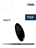 Car Technical Documentation Telestart t91