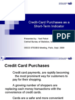 Credit-Card Purchases As A Short-Term Indicator