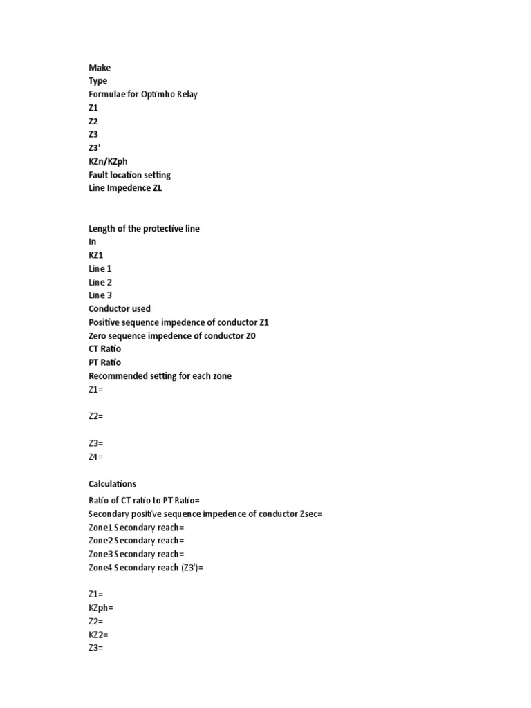 Distance Relay Setting PDF Electrical Impedance Electronic