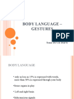 Body Language - Gestures: Some Do's & Don'ts