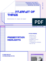 Pink and Blue Technology Presentation PDF