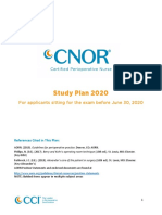 CNOR Study Plan WITH STEPS