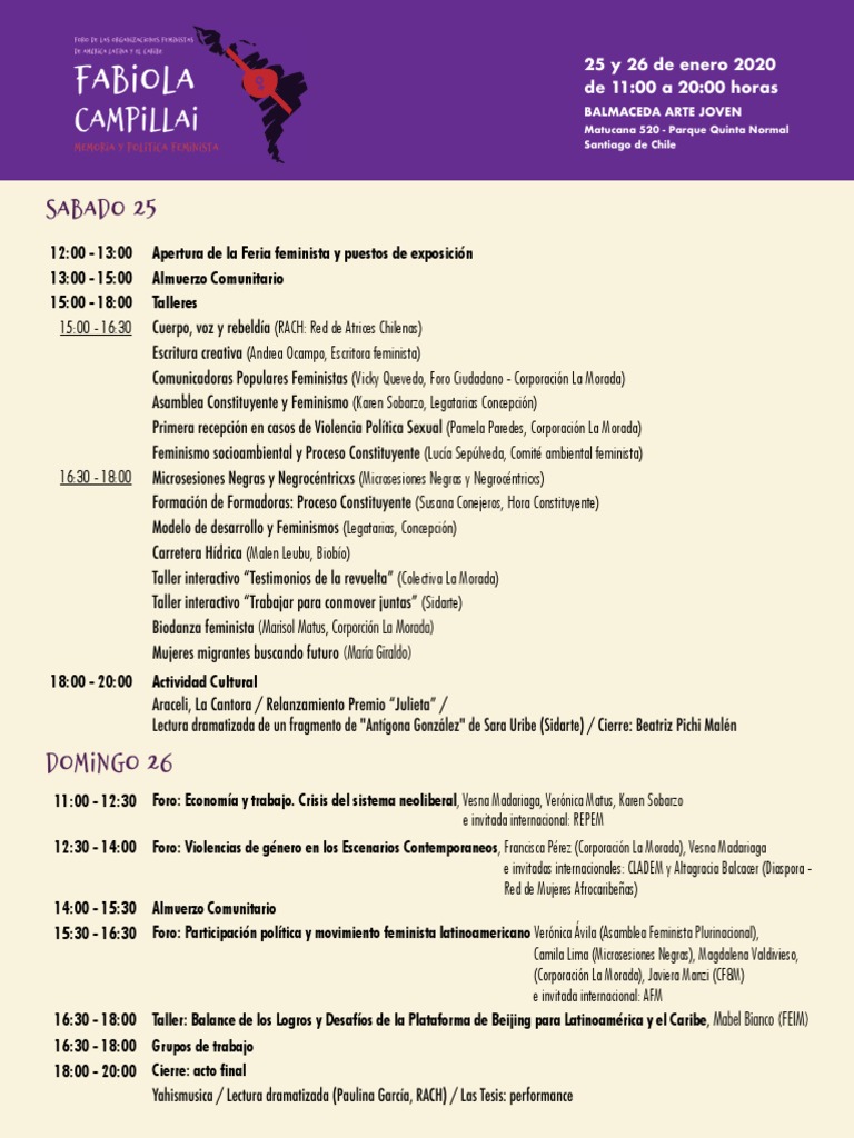 Programa 25 y 26 | PDF