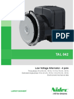 Low Voltage Alternator Data Sheet with 18 to 53 kVA Ratings