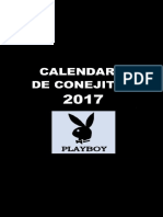 Calendario Conejitas 2017 PDF