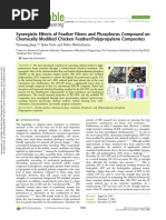 Synergistic Effects of Feather Fibers and Phosphorus Compound on Chemically Modified Chicken Feather/Polypropylene Composites