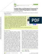 Synergistic Effects of Feather Fibers and Phosphorus Compound On Chemically Modified Chicken Feather/Polypropylene Composites