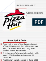 Retail Project On Pizza Hut: Group Members