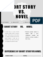 Short Story Vs Novel