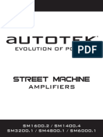 Street Machine Amplifier Series User Manual