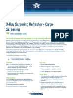 Training tscs20 Xray Screening Refresher Cargo