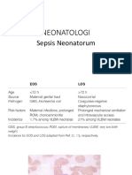 NEONATOLOGI - Sepsis Neonatorum + TTN + Neo Pneumonia