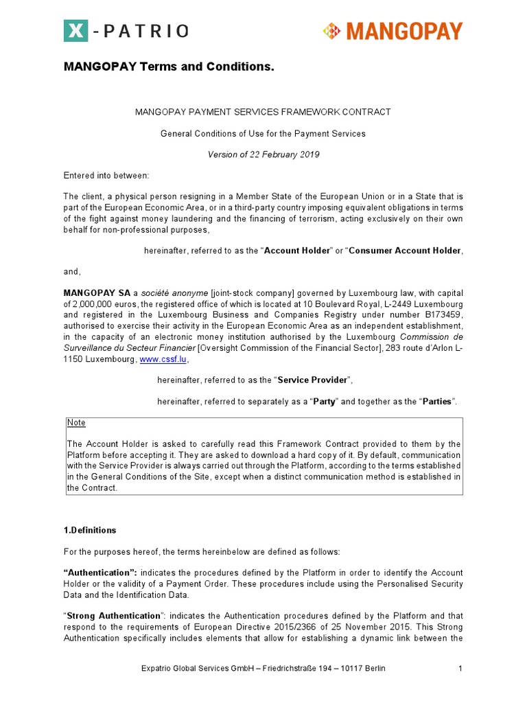 EU Consumer Payment Terms | PDF | Credit Card | Payments