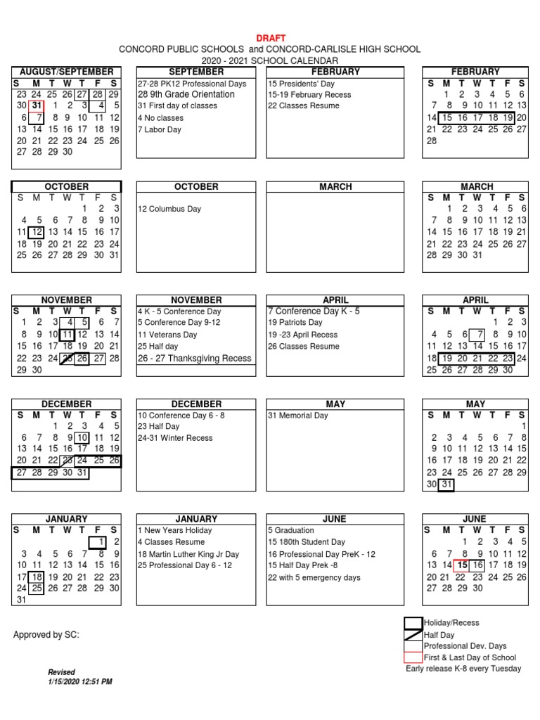 CPS CALENDAR 2020 21 visual data 2