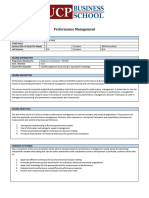 Perform Course Outline2