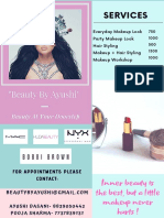 Teal Pink Beauty Makeup Sale Poster