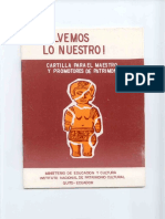 Cartilla Salvemos Lo Nuestro PDF