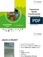 Experiencia Nestle - Transformando La Economia de Plasticos