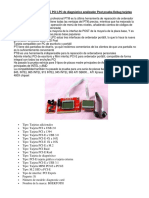 Tableta PCI Placa Madre Analizador Diagnóstico PTI8