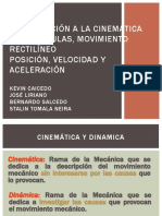 Cinematica y Dinamica