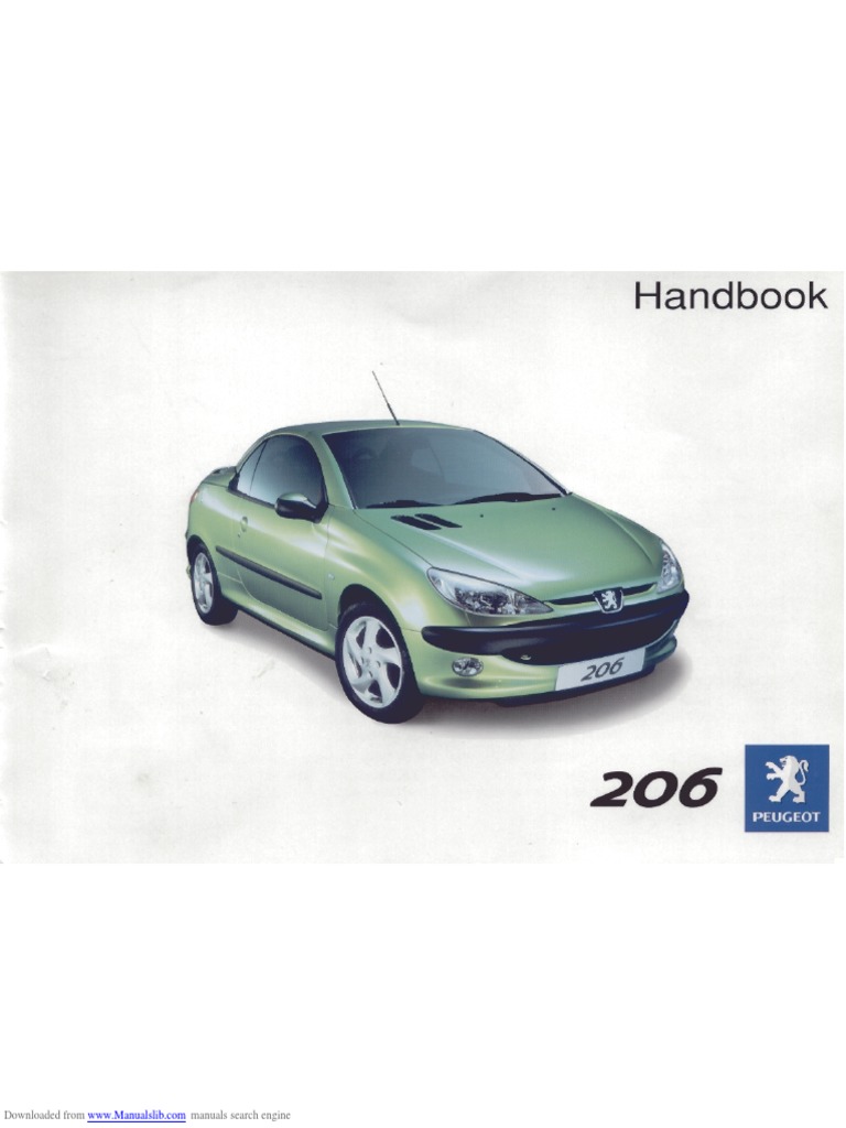 Peugeot 206 Manual Pdf Free Download