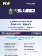 O Ciclo Da Água Na Natureza e a Importância Da Preservação Dos Mananciais